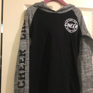 Justice cheer long sleeve hoodie